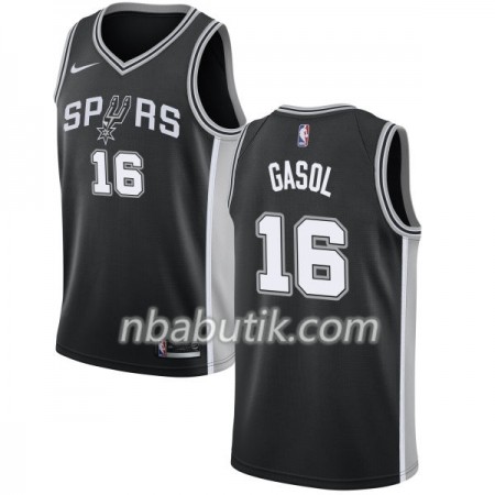 NBA Mænd Trøje San Antonio Spurs Pau Gasol 16 Nike 2017-18 Sort Swingman NBA Mænd Trøje San Antonio Spurs Pau Gasol 16 Nike 2017-18 Sort Swingman